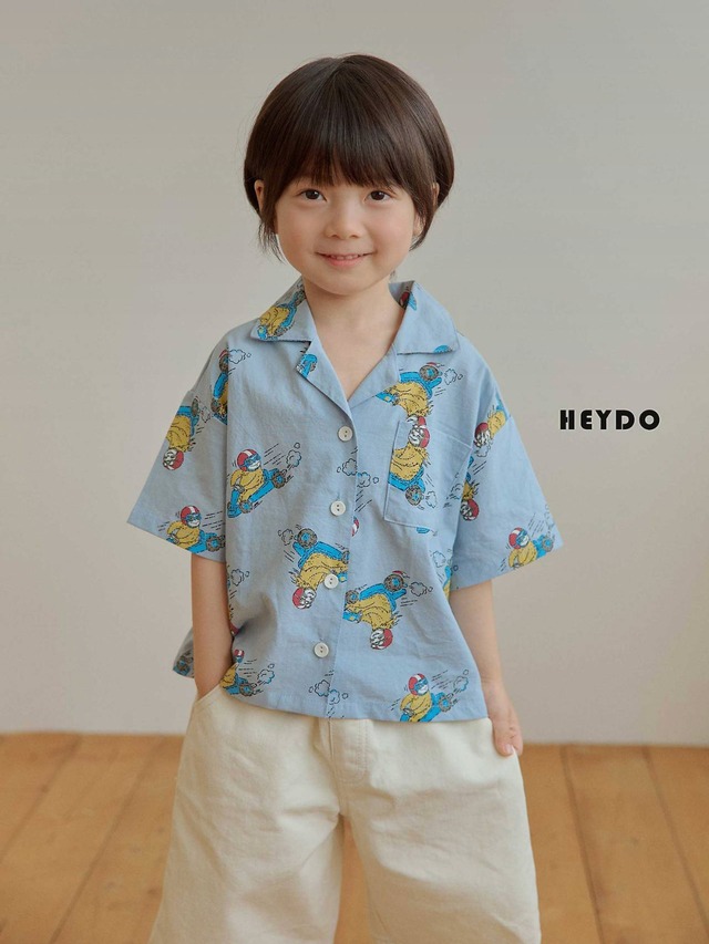 《送料無料》サマーキャラクターブラウス：kids【HEYDO】※お取り寄せ