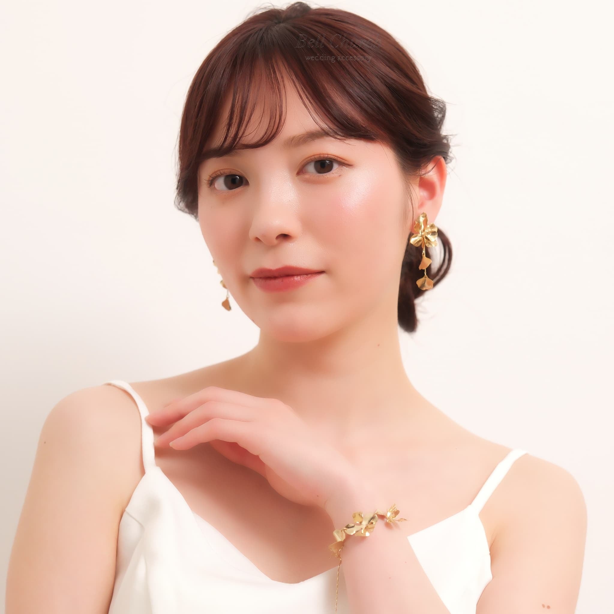 ウェディング ピアス イヤリング｜ニッケルフリー ロングピアス 揺れる