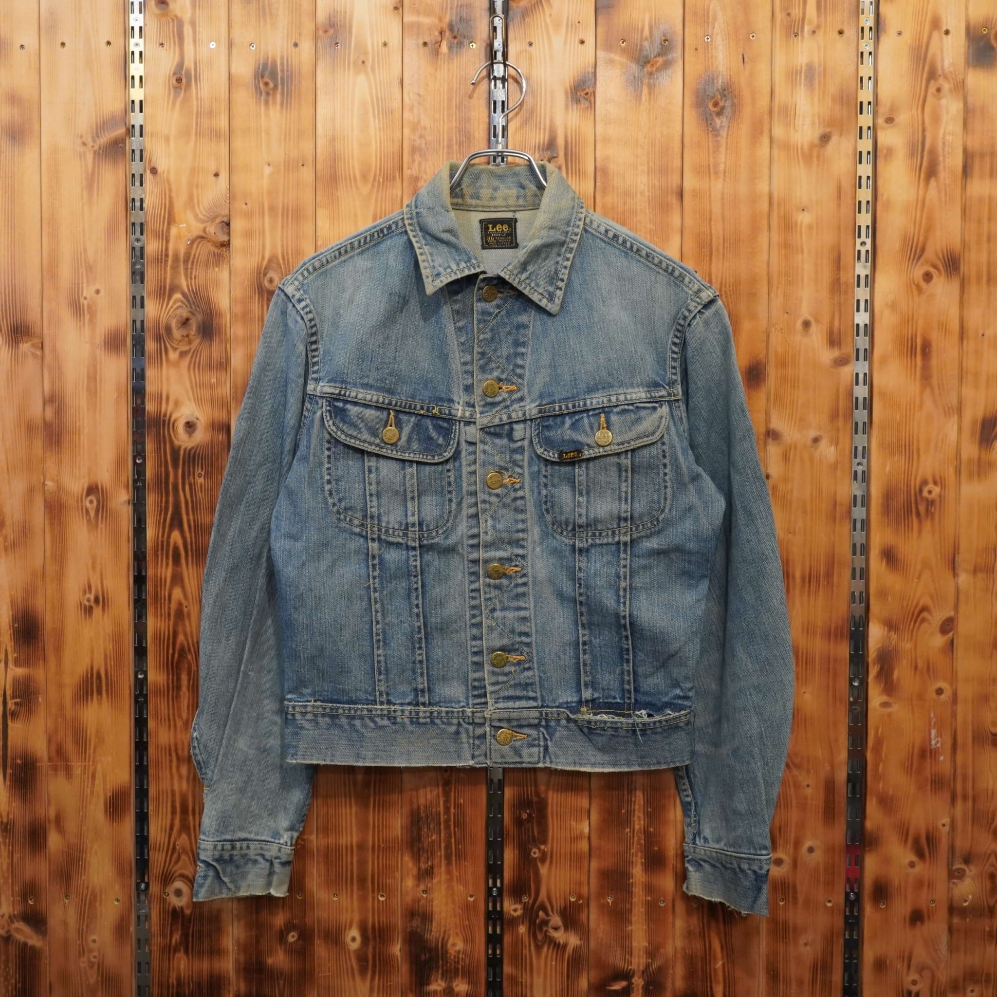 ＜60s-70s Lee 101-J 36 REGULAR デニムジャケット＞ 50s 60s Lee 101-J 三角赤タグ デニムジャケット Gジャン 36