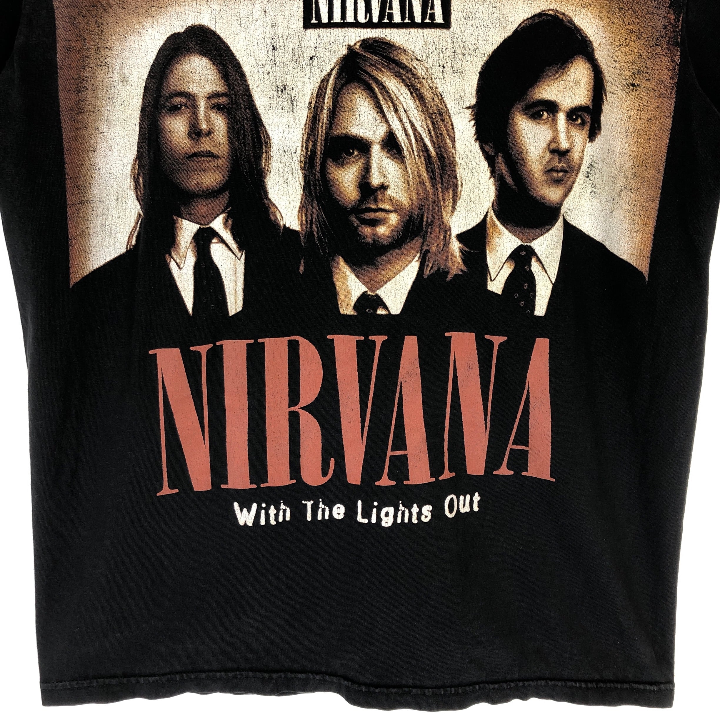 ニルヴァーナ NIRVANA バンドTシャツ With the Lights Out ブラック系 