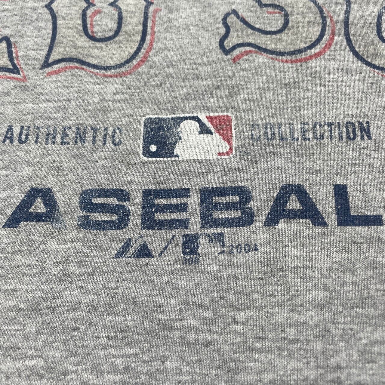 00年代 USA製 MLB ボストン・レッドソックス ロゴプリントTシャツ