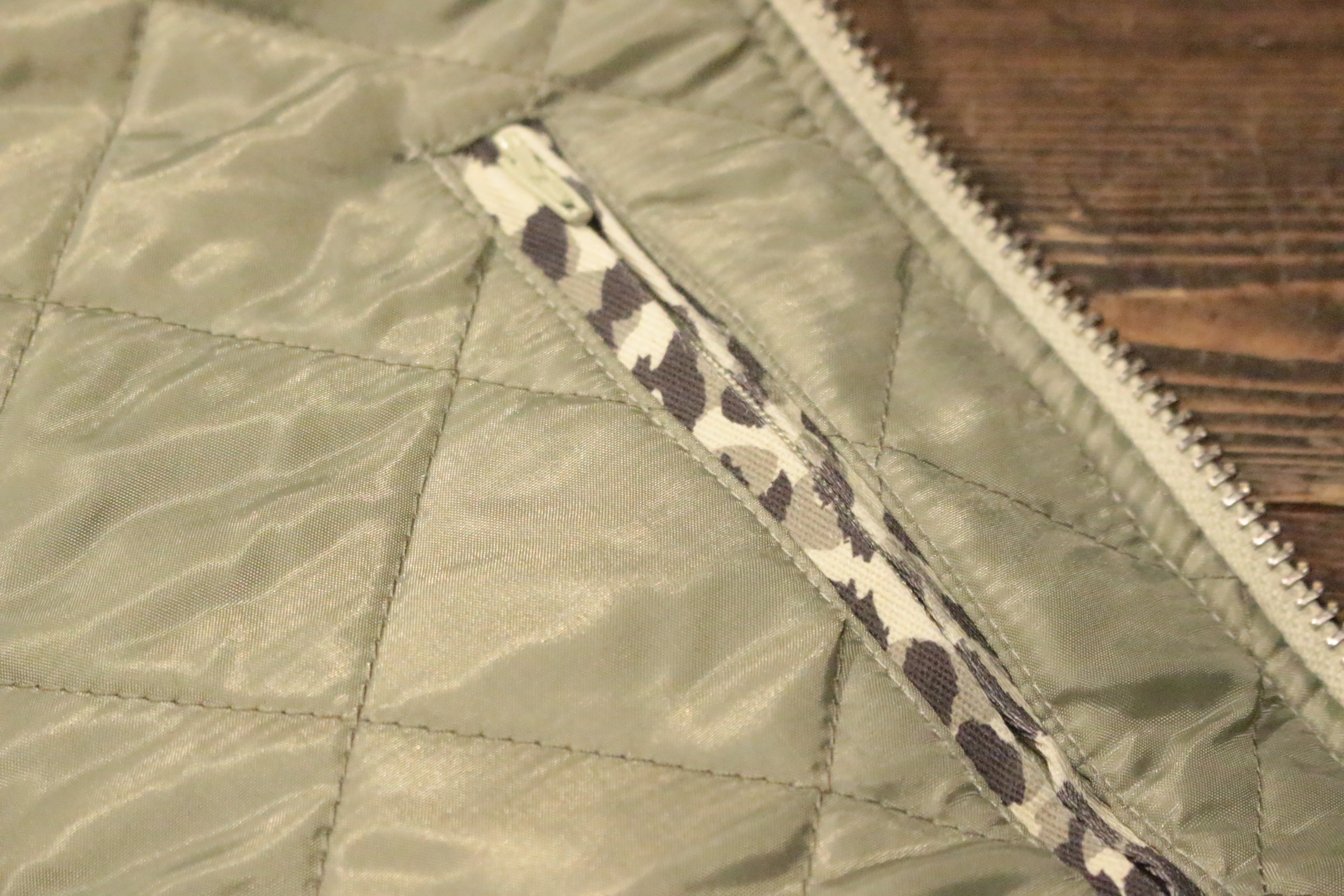 HIDE AND SEEK】Camo Zip Work Vest -PANTHER（ハイドアンドシーク