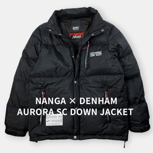 NANGA × DENHAM 21AW AURORA SC DOWN JACKET スタンドカラー ダウンジャケット 212013 ブラック 黒 M / J&NREUSE メンズ アウター
