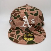 NEW ERA 59FIFTY/5950 オークランド・アスレチックス　CAMO　海外入荷