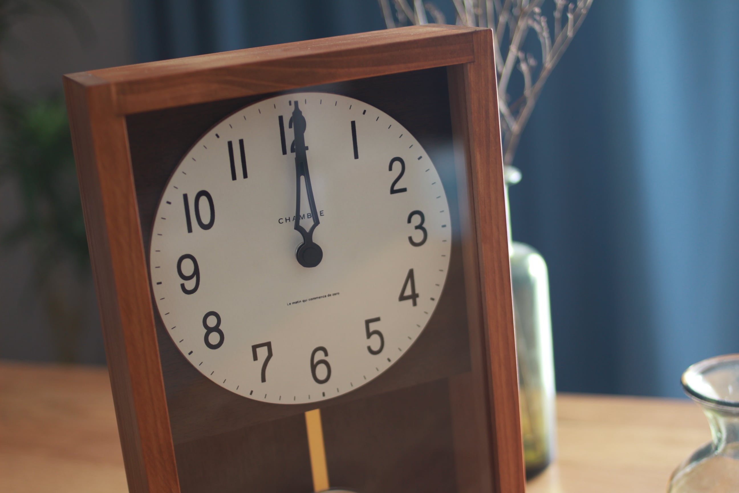 HINOKI PENDULUM CLOCK ヒノキ ペンデュラム クロック | LISCOORD