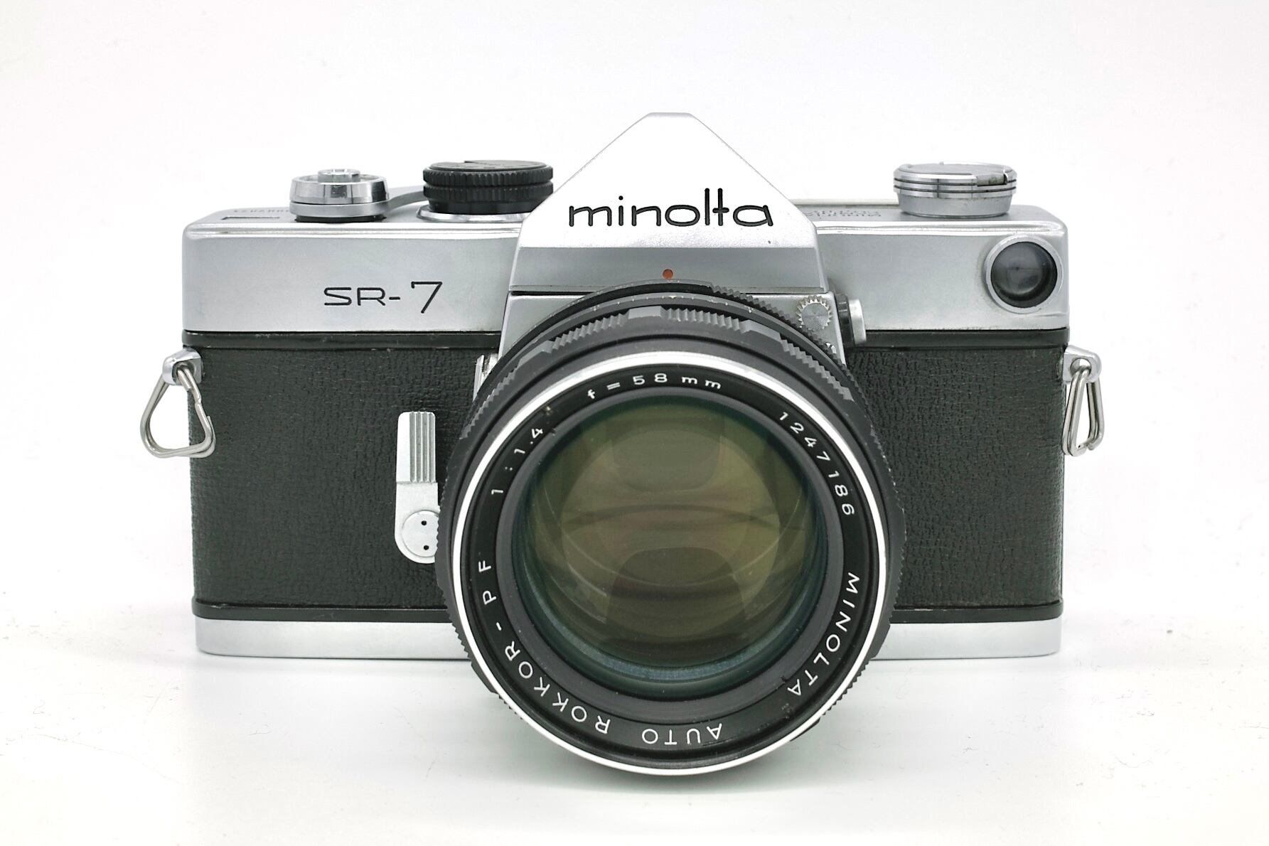 New】MINOLTA SR-7 + AUTO ROKKOR-PF 58mm F1.4 | ヨアケマエカメラ