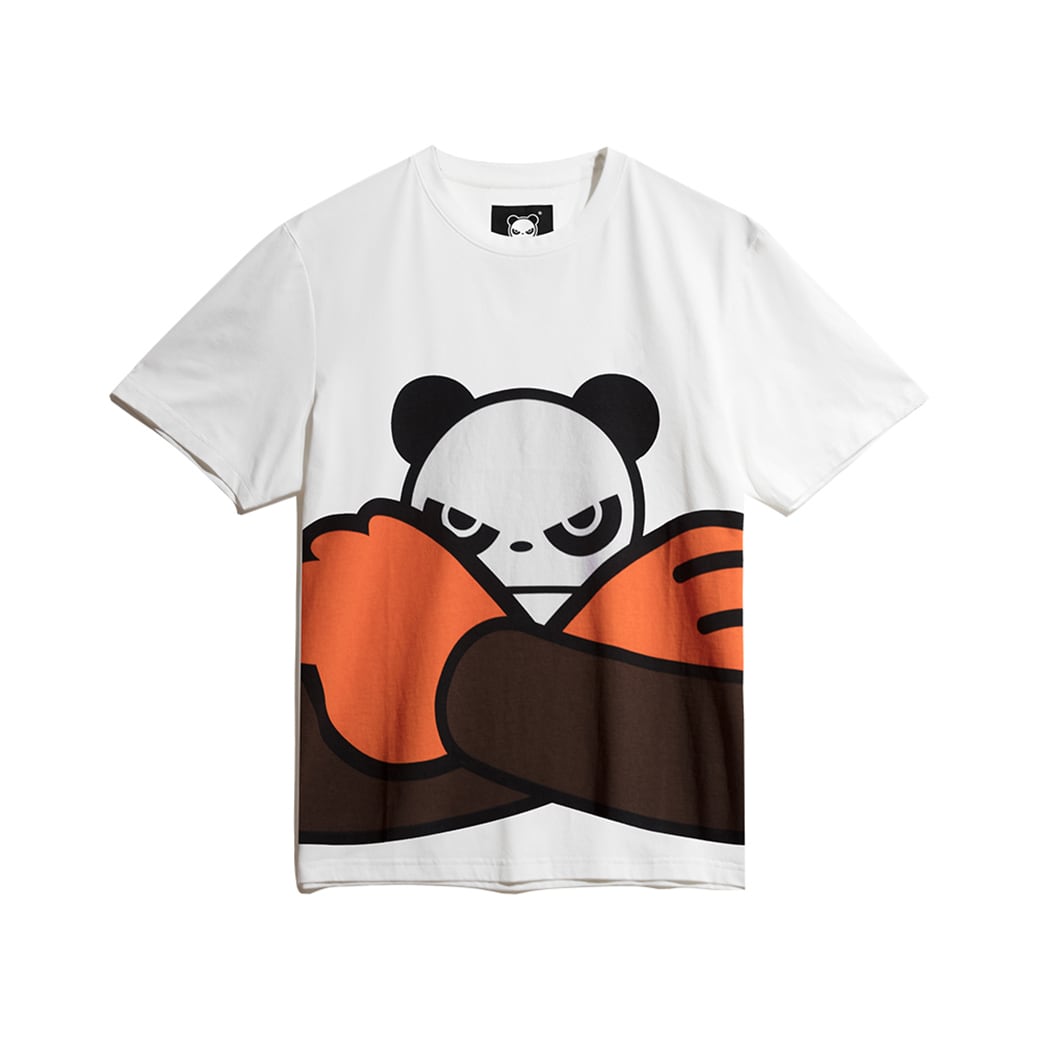 ぱんだ HIPANDA 】3704男女兼用 ハグ パンダ Tシャツ SHORT-SLEEVED T-SHIRT