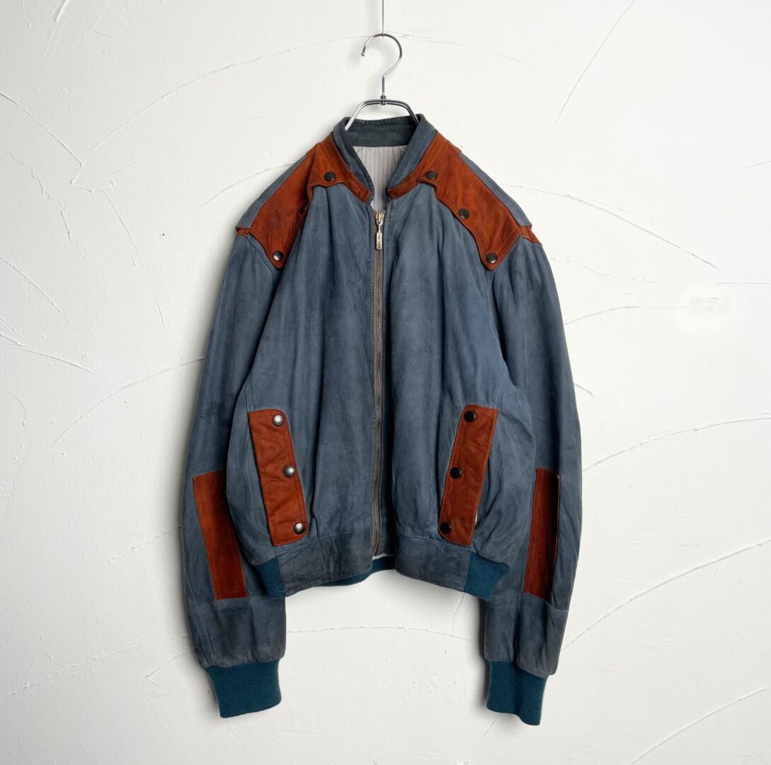 ヴィンテージ　スウェード　ジャケット　1950年代　Mサイズ スウェード ジャケット 古着屋 - ヴィンテージ スウェード ジャケット