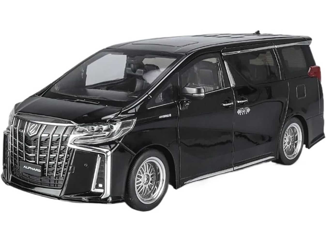 1/18 トヨタ アルファード ブラック サウンド＆ライト ダイキャスト製