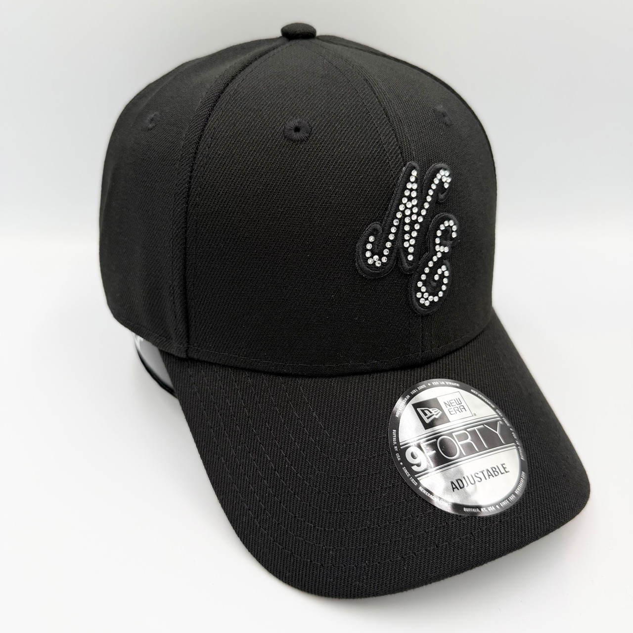 NEW ERA 9FORTY/940 ラインストーン/Rhinestone クラシックロゴ Black