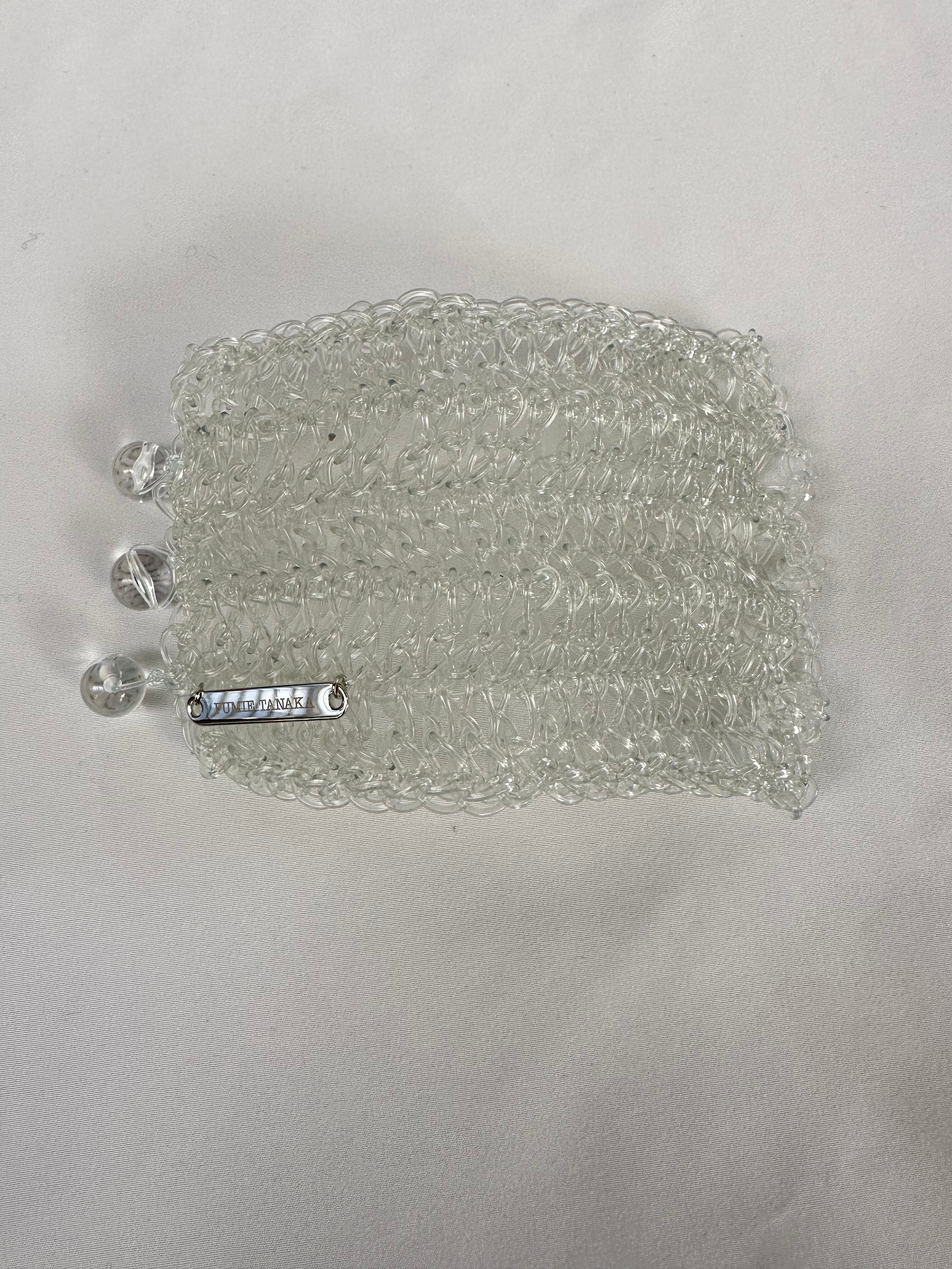 FUMIE＝TANAKA clear yarn bracelet | AAR