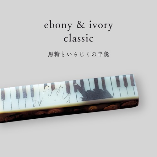 【アート羊羹】ジャズ羊羹 ebony & ivory classic
