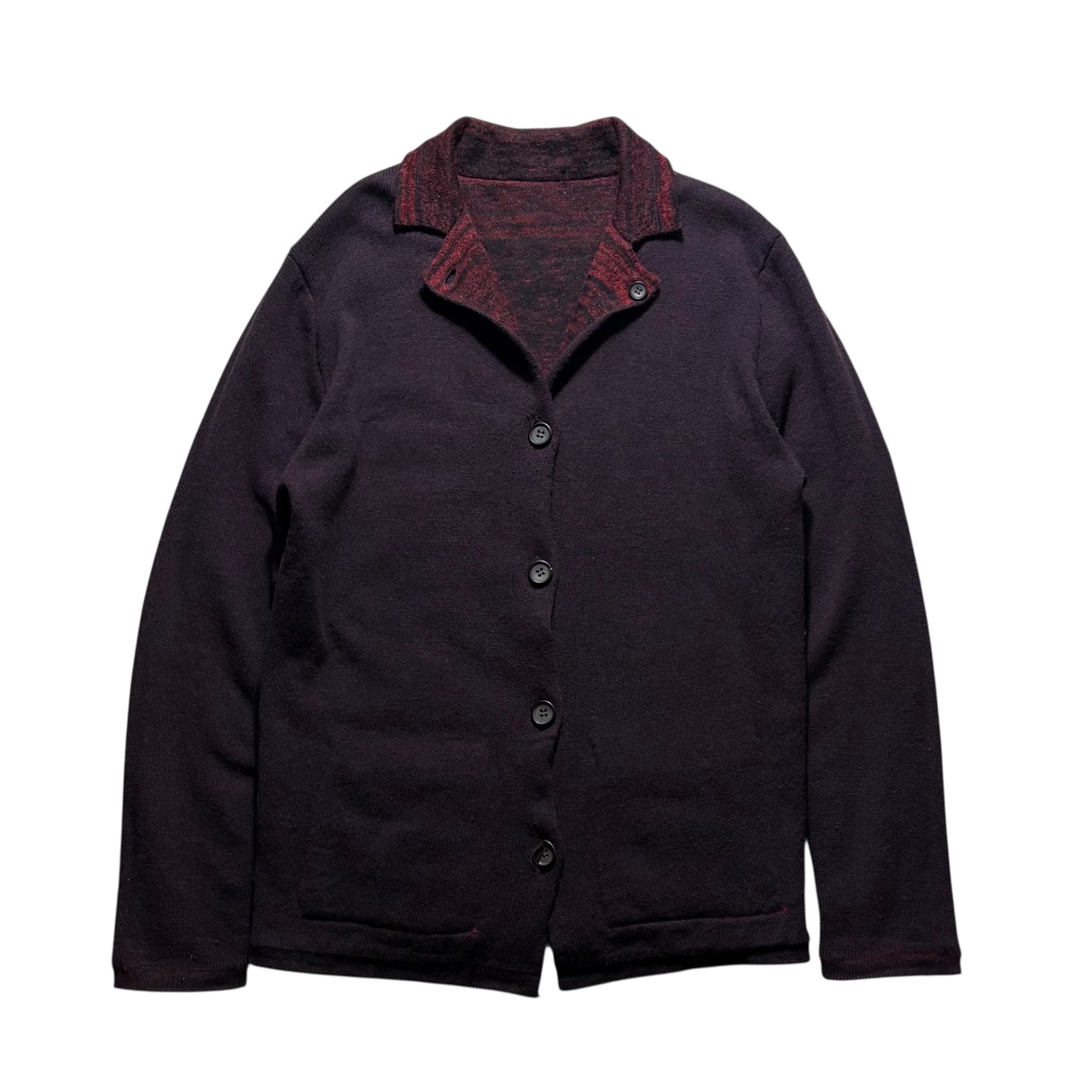 ISSEY MIYAKE in-side-out knit jacket