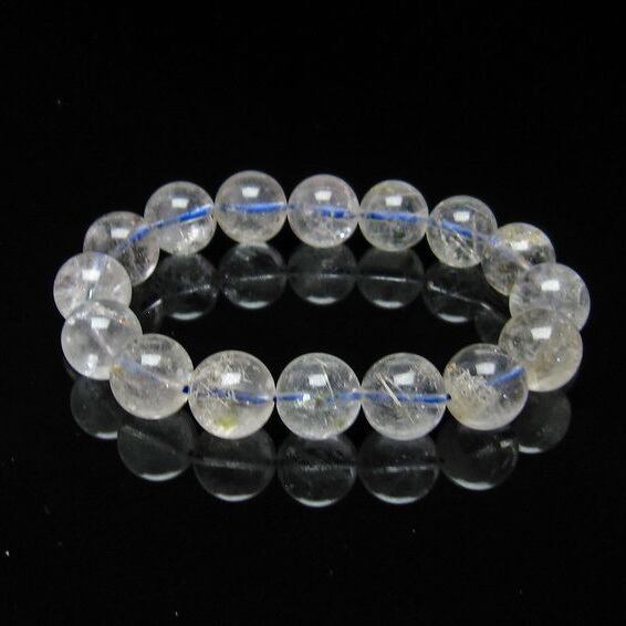 ホワイトガーデンファントムクォーツ ブレスレット 13mm [M便 1/10] 111-16636