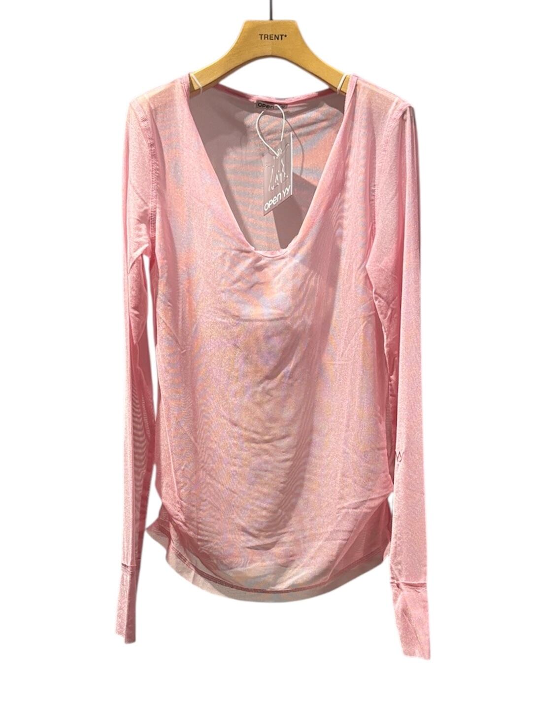 26SS】OPEN YY オープン ワイワイ / MESH HOOK HENLEY LONG SLEEVE