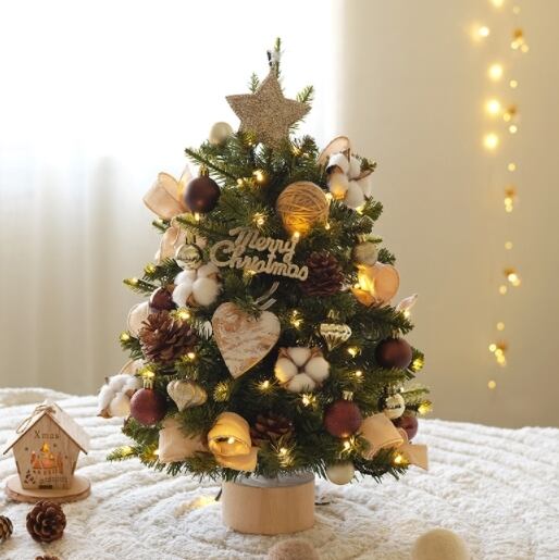 【THE FM】クリスマスツリー antique-gold-brown 50cm