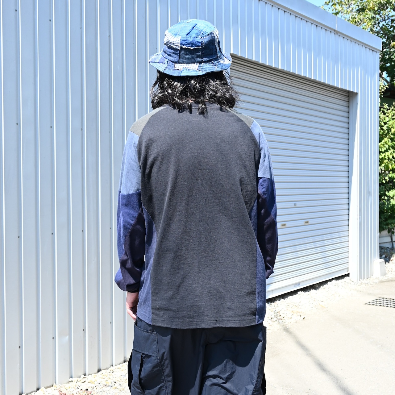 CHANGES / RAGLAN SLEEVES L/S POCKET TEE MULTI(4)