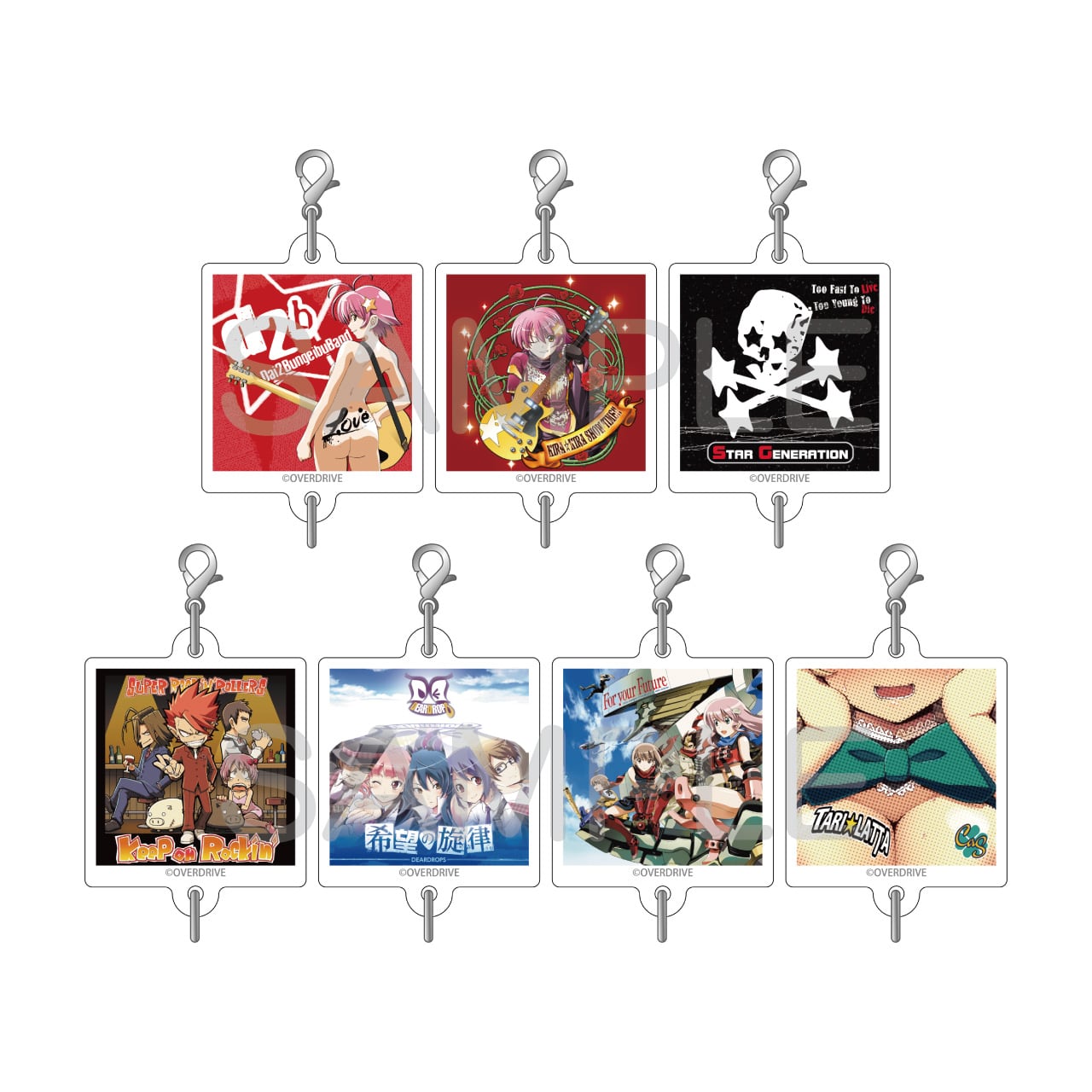 【イベント事後物販】OVERDRIVE トレーディングCDパッケージチャーム