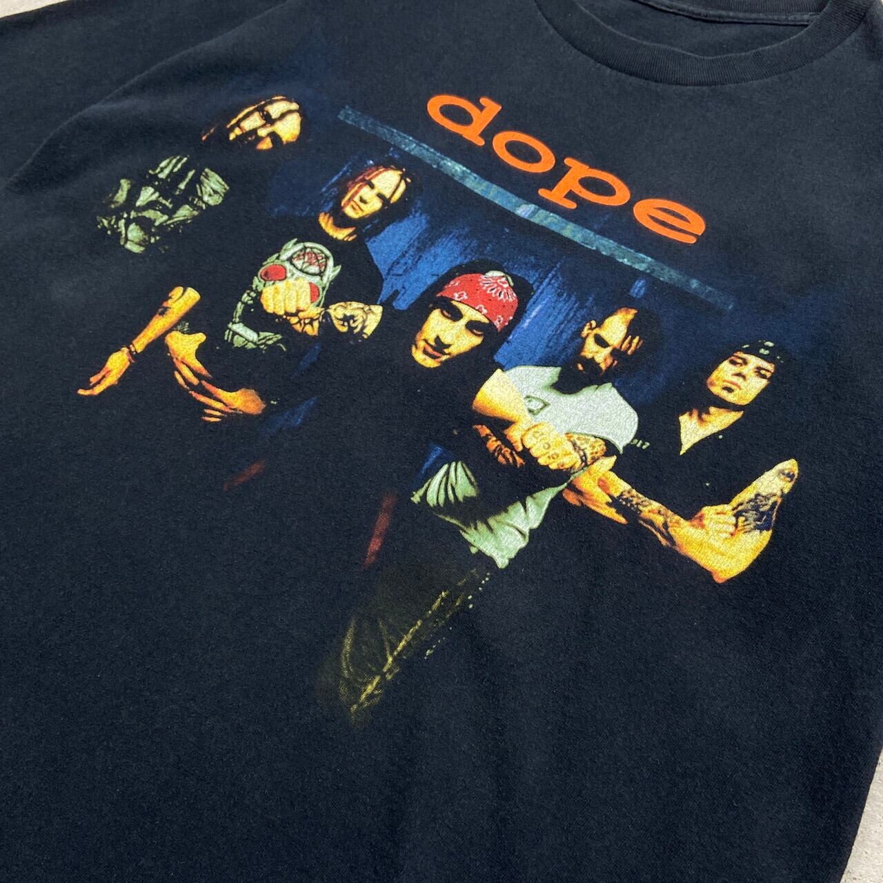 90年代 DOPE ドープ バンドTシャツ バンT ニューメタル メンズXL相当 
