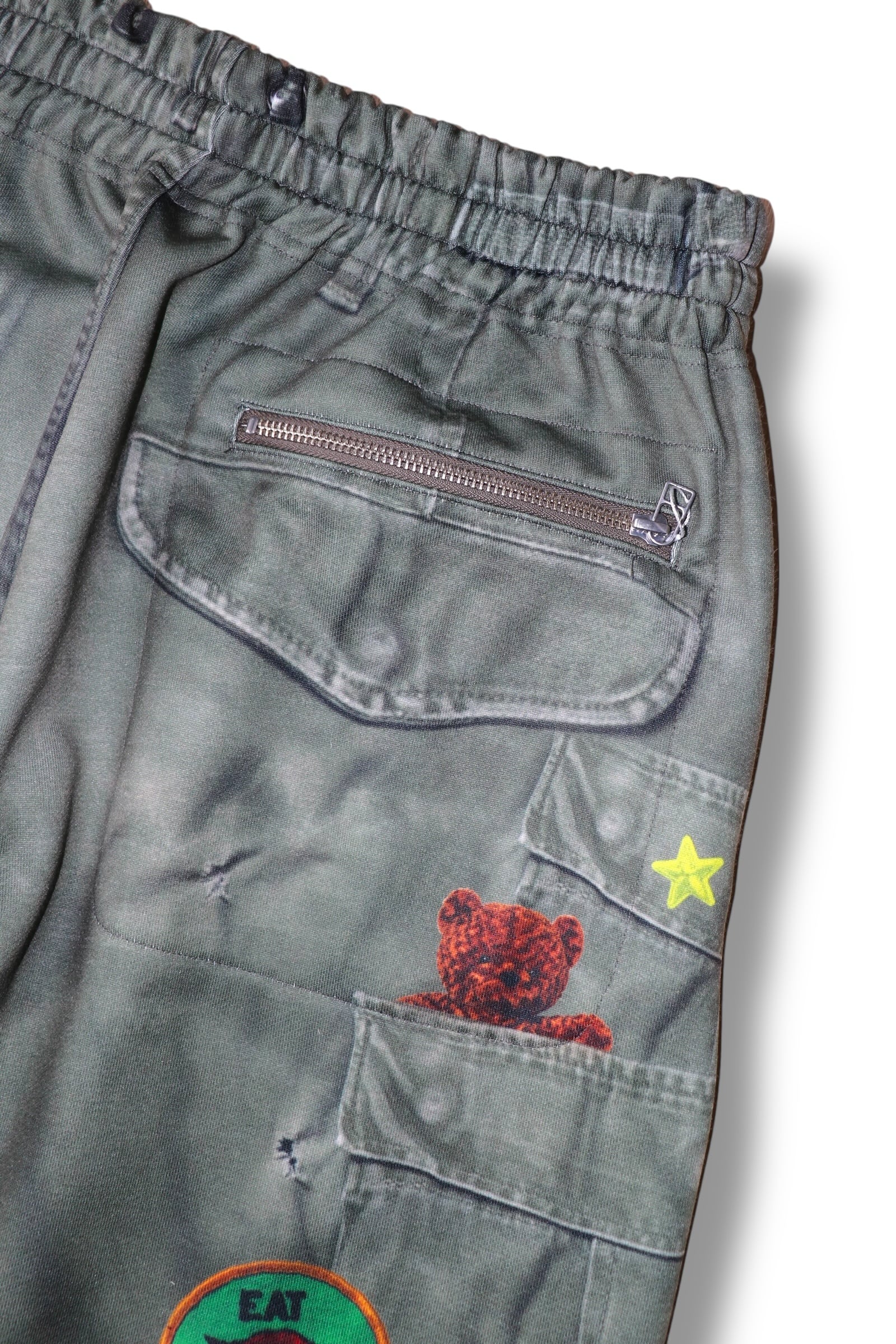 TOY DEVIL -Transfer Print Sweat Pants M-65- / TD26SPNY03