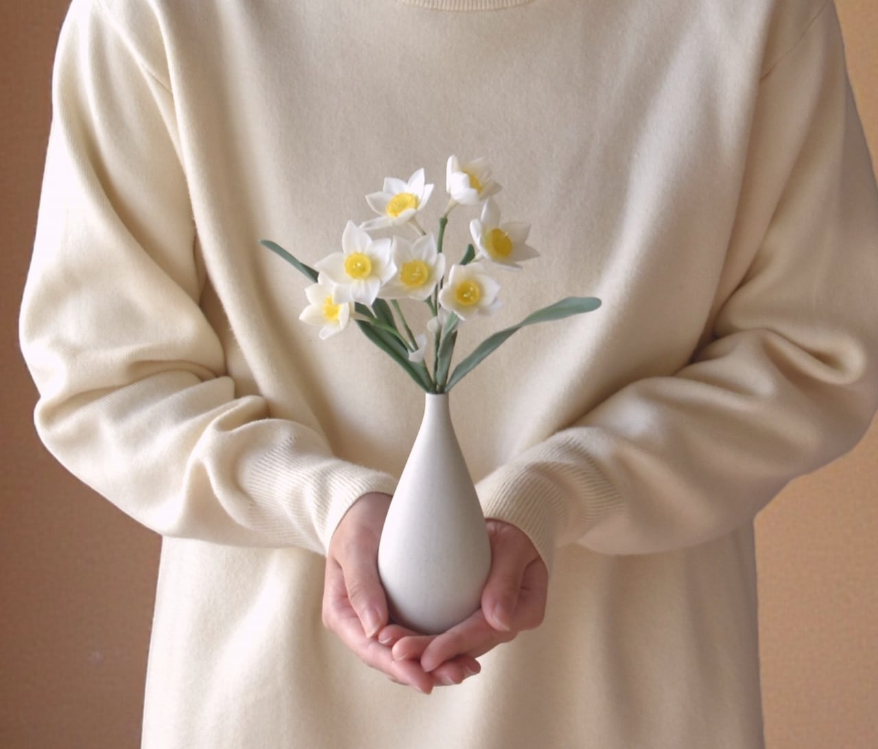 粘土のお花】 水仙（スイセン）S1365 | oldfantasy