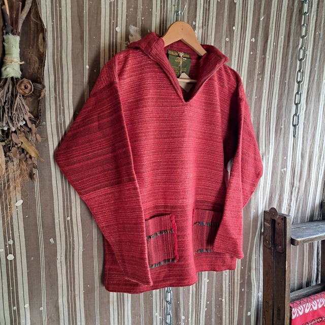 ウェールズ製 スキッパーニット used [410066]