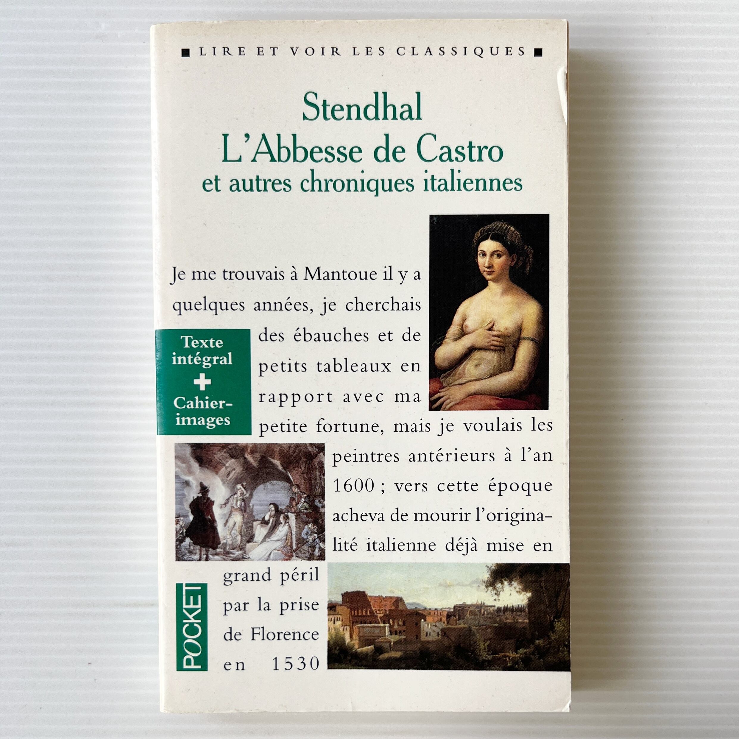 L'Abbesse de Castro et autres chroniques italiennes カストロの尼、イタリア年代記 / Stendhal スタンダール / Pocket