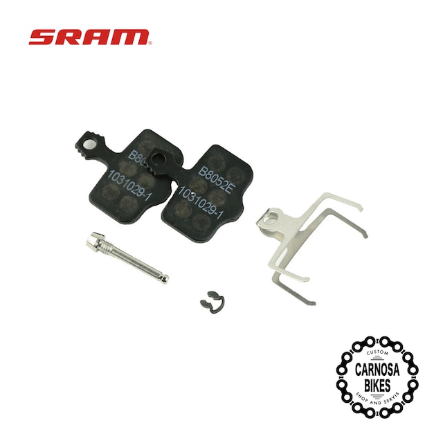 【SRAM】Disc Brake Pads [ディスクブレーキパッド] LEVEL/EILXIR/DB/XO/ROAD(2 piece caliper) Organic/Steel Powerful