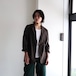 Cale “ Khadi Garment=dyed 2B Jacket ( Sumi Black )”