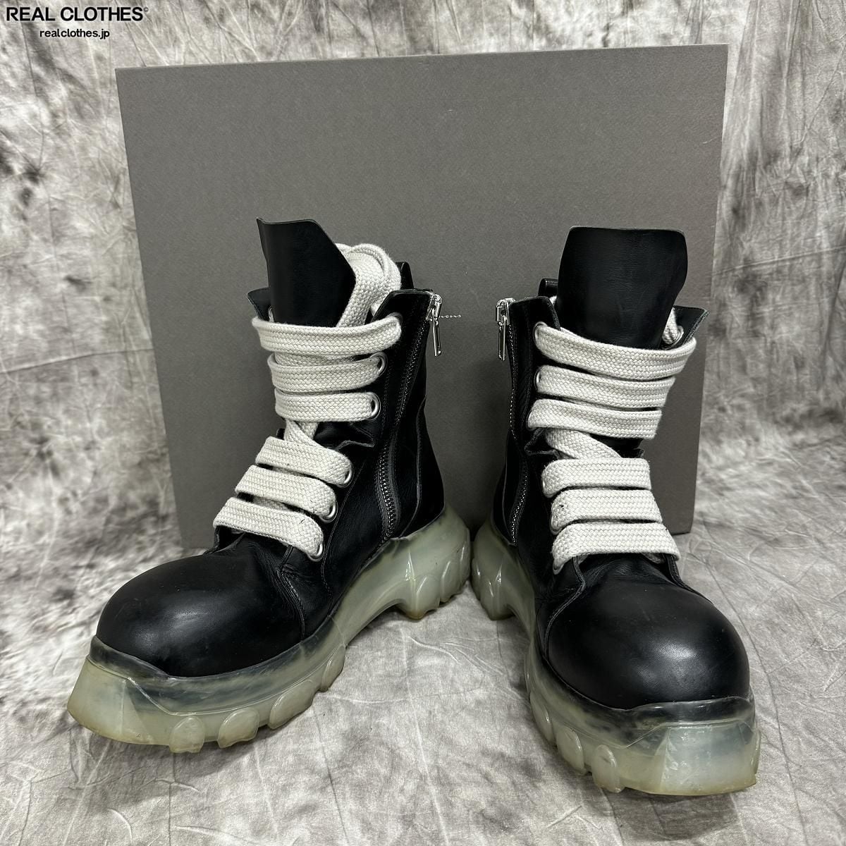 最終値下げ rickowens(リックオウエンス) BOZO トラクターブーツ（Rick 