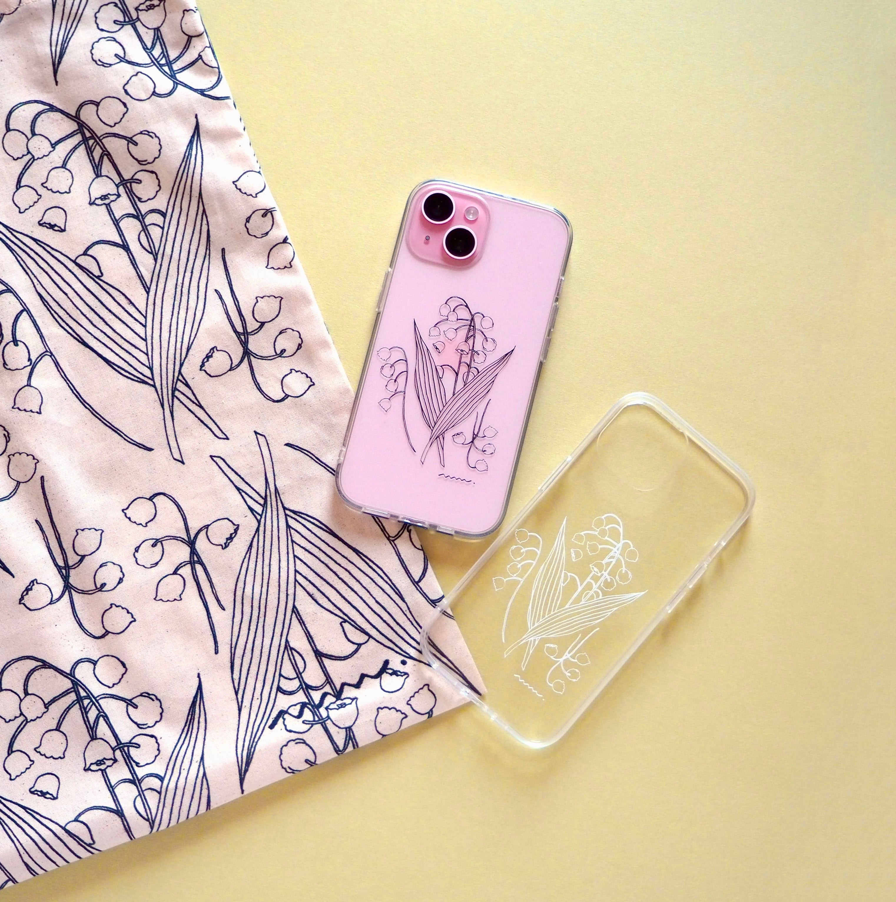 clear iPhone case《踊るヴェール》