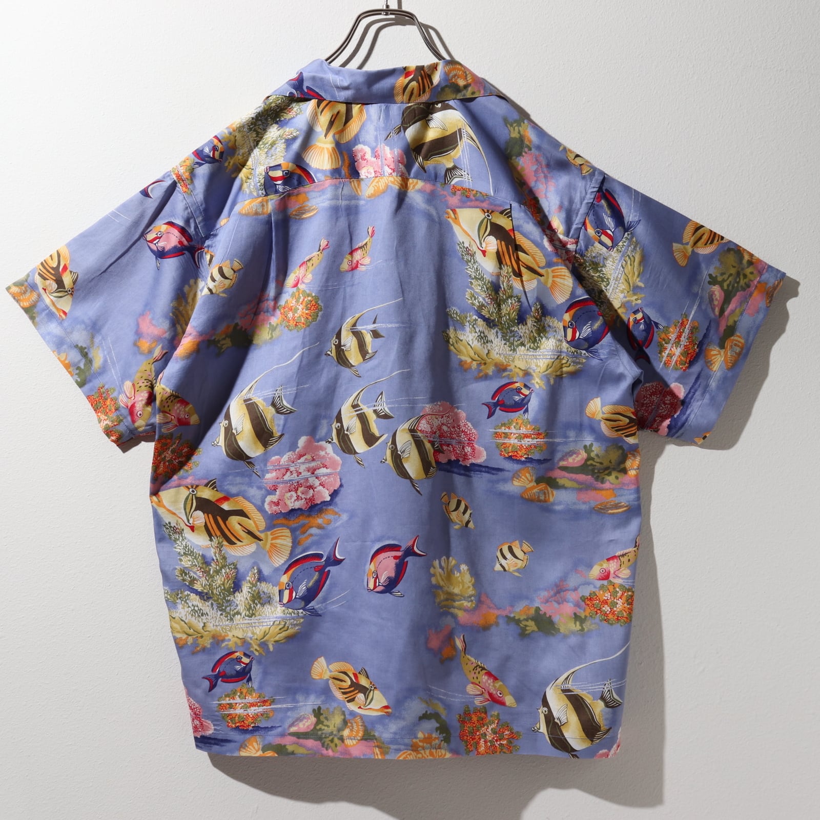 美品 Pataloha M 03年 熱帯魚 Patagonia パタゴニア アロハシャツ 総柄 