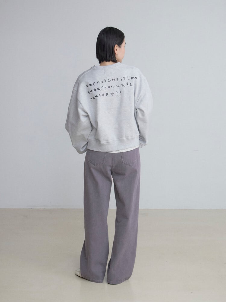 NOKCHA × MOMO 】alphabet sweat pullover | valance 福井｜レディース