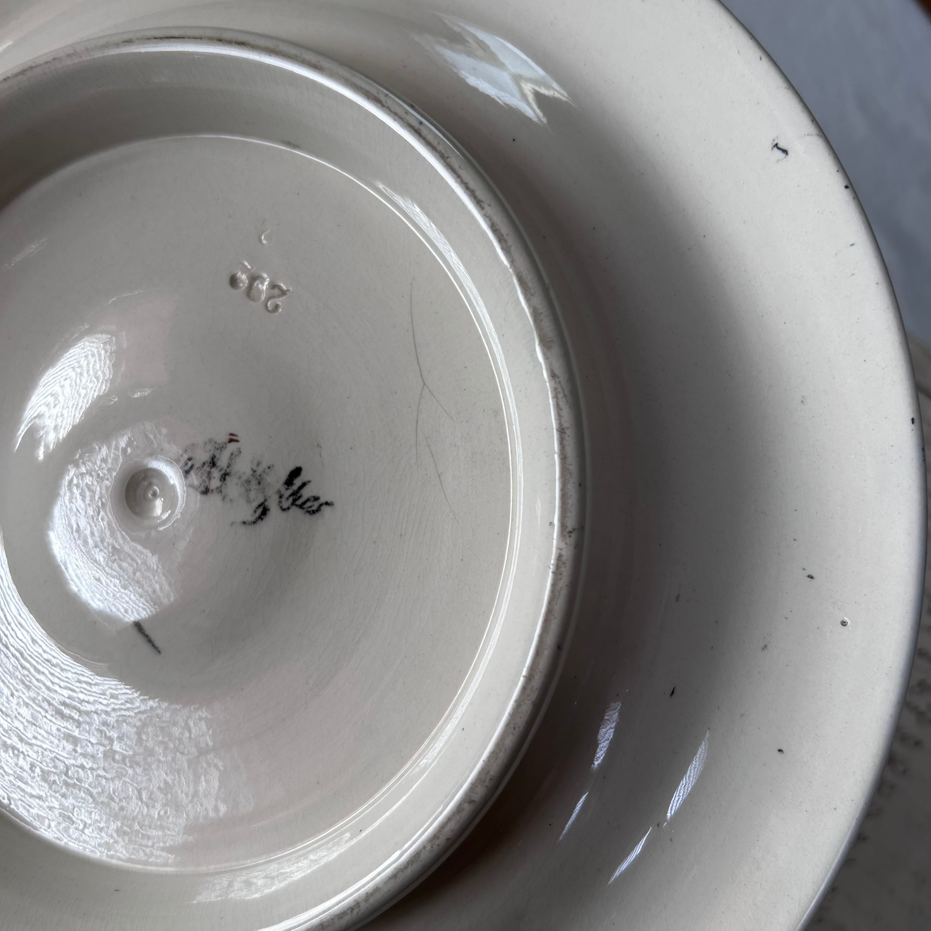 フランスアンティーク】 SARREGUEMINES （サルグミンヌ）Sarreguemines