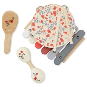 kongessloejd KONGES SLØJD　コンゲススロイド　MUSIC SET POPPY　ミュージックセット　楽器セット　ポピー　花柄　輸入子供服　おしゃれな子供服　北欧ブランド　出産祝い　ベビーギフト