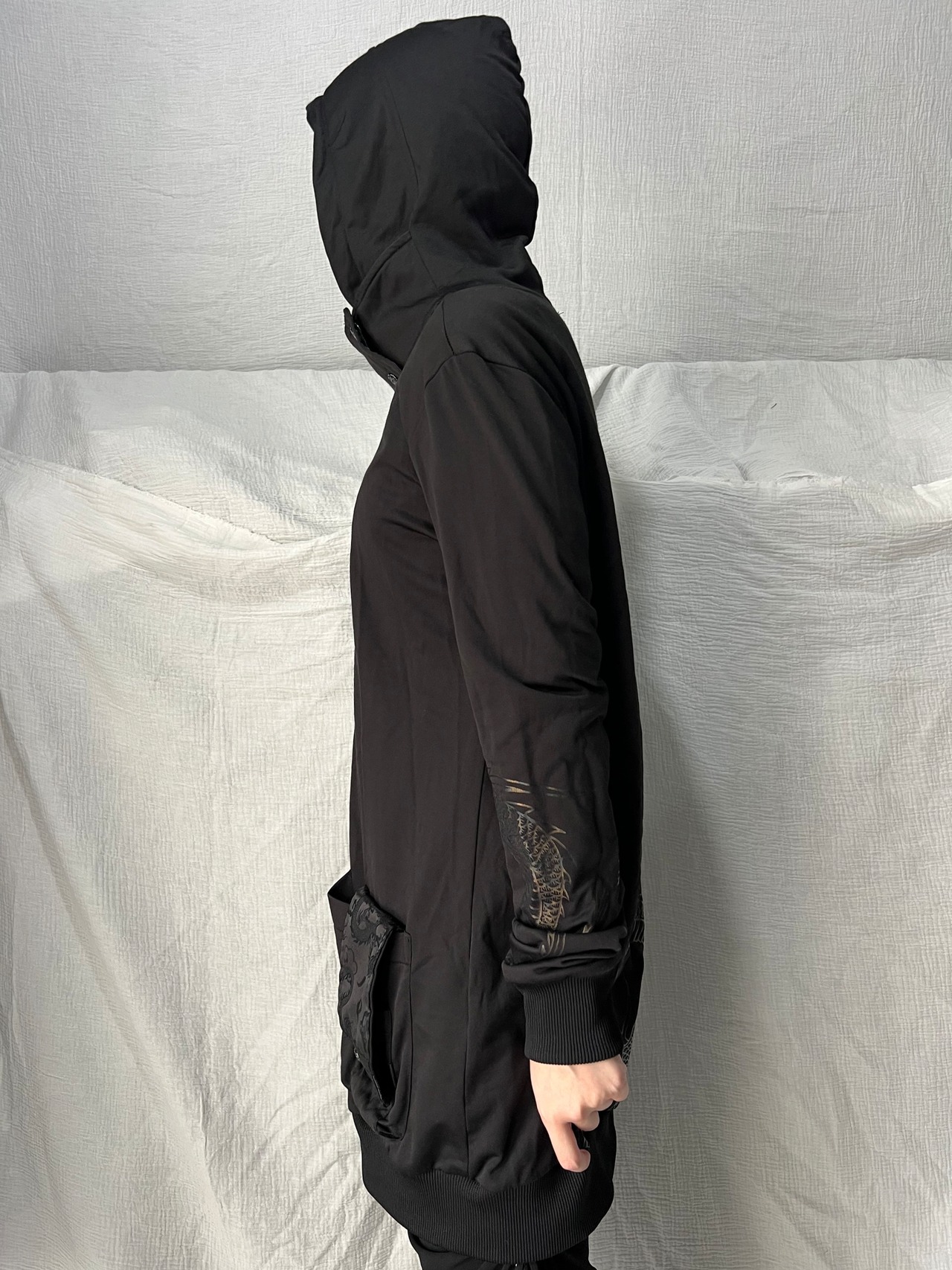 "Qutie Frash" Dragon Gimmick Zip Hoodie