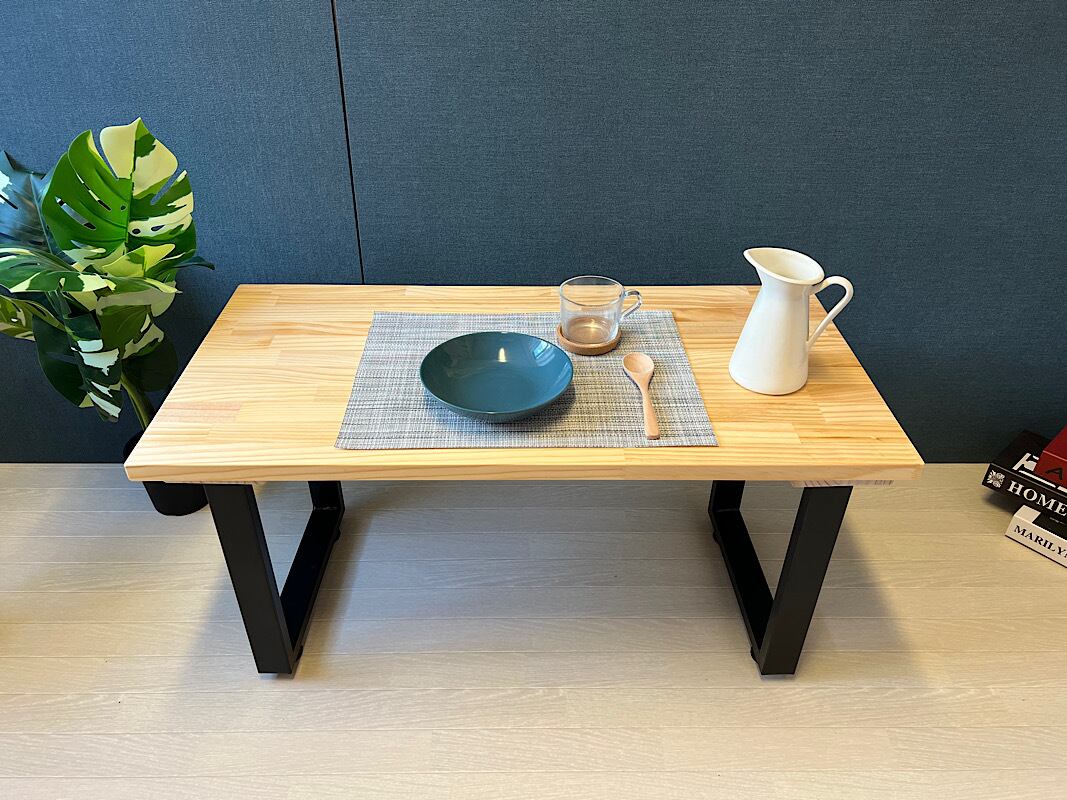 祝日祝日 ローテーブル 長方形 90cm 45cm アカシア 折りたたみ脚
