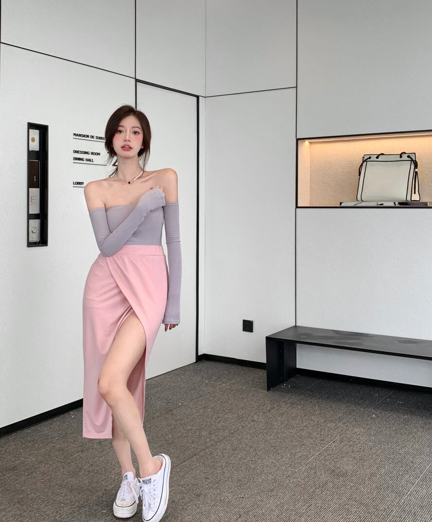 トップス Tシャツ サマーショート ロング 夏物 ピュア ブラックストロベリース91446830755