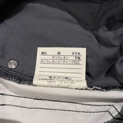 90s Jean Paul GAULTIER HOMME ジャンポールゴルチエ コーティング デニム 風 パンツ 50 /ブラック系 アーカイブ 希少 ビンテージ