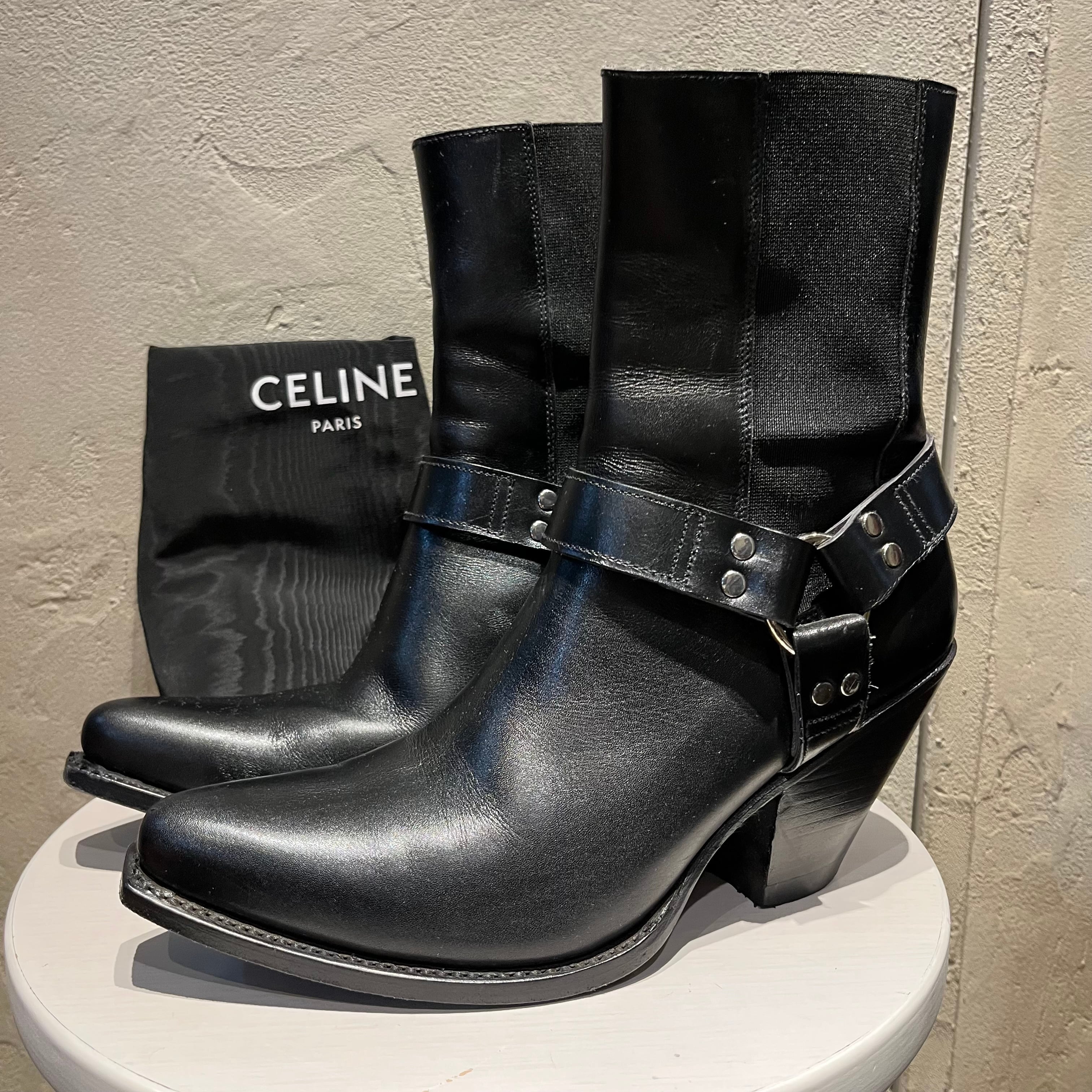 CELINE セリーヌ サイドゴアブーツ ブラック 36 【代官山10 