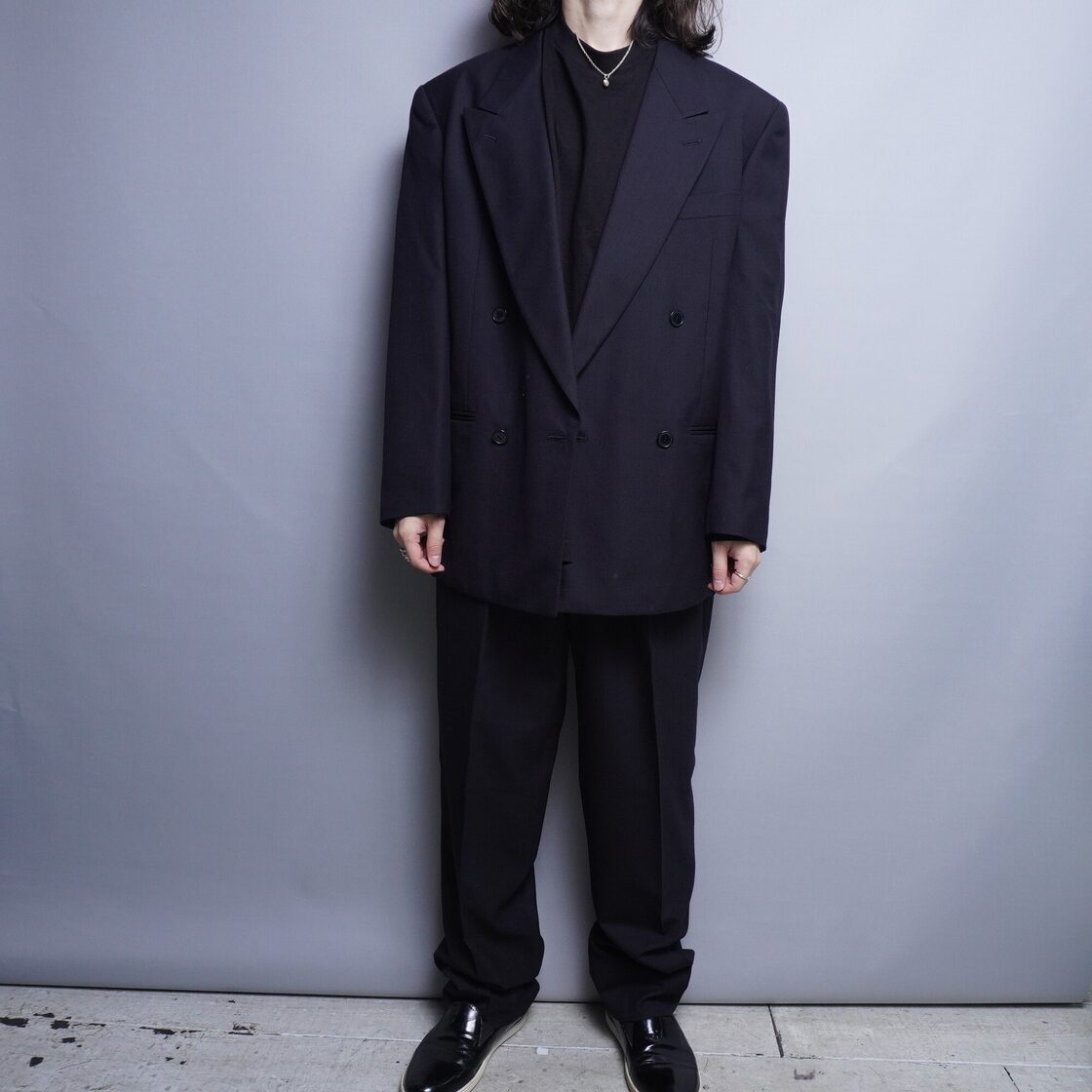 BurberryバーバリーTASMANIA WOOL ダブルセットアップスーツ