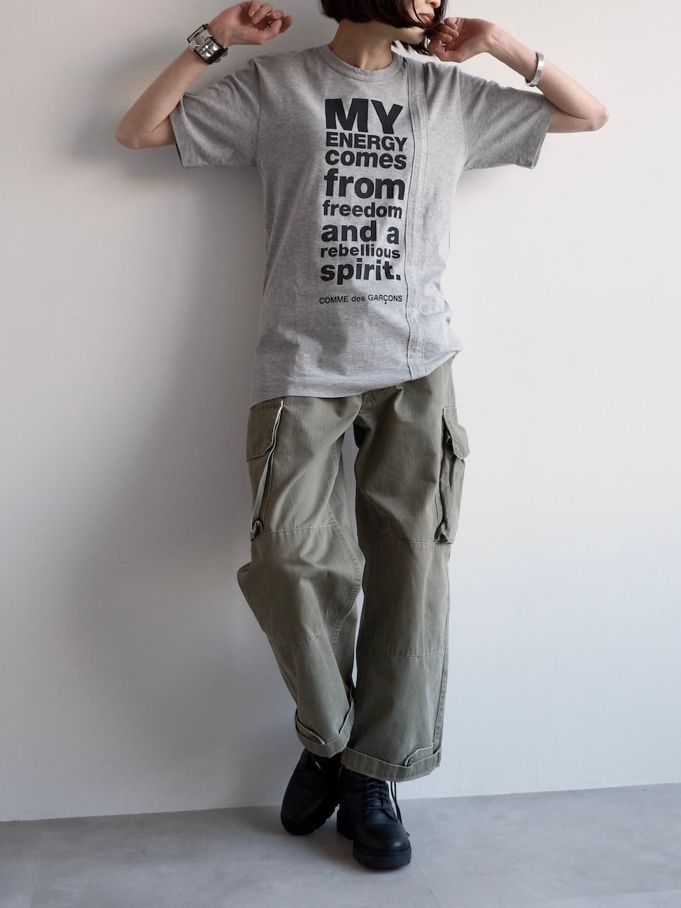 COMME des GARÇONS GRAPHIC PRINT T-SHIRT | dear closet
