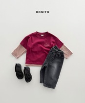 【取寄/韓国直送】BONITO 26/AT レイヤード半袖Tシャツ｜夏服｜韓国子供服