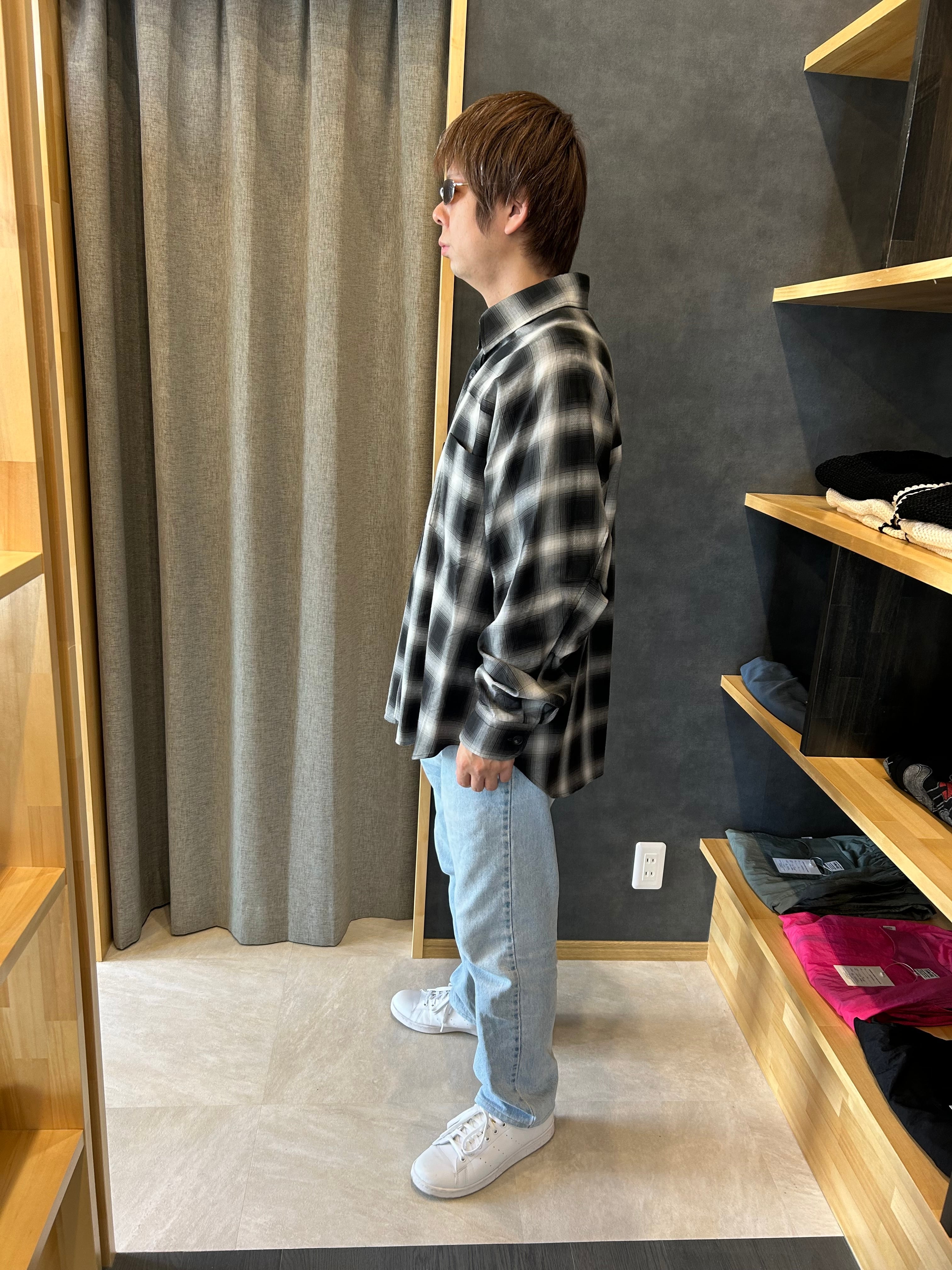 elephant TRIBAL fabrics エレファブ 】CIRCLE YOKE SLEEVE OMBLRE