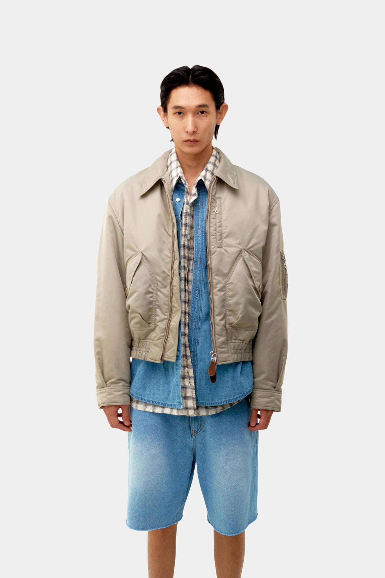 COOR MEN] MK-3 Flight Jumper (Sand Beige) 正規品 韓国ブランド 韓国