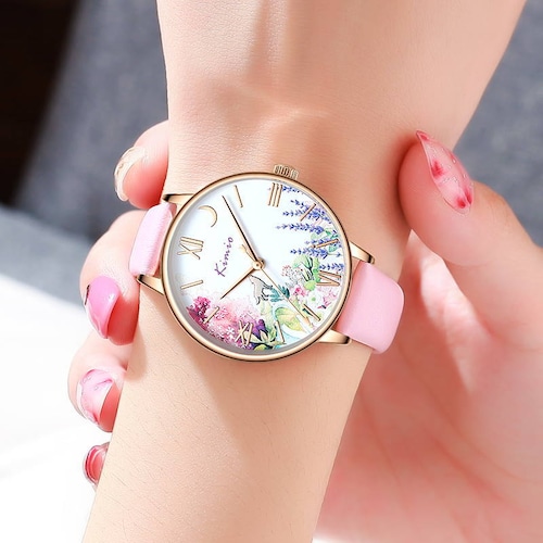 Kimio AF-Z1003 Lupus(Pink)　腕時計　レディース