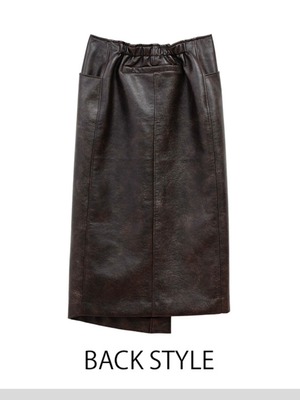 ミカーレミカーレ MICALLEMICALLE エコレザースカート