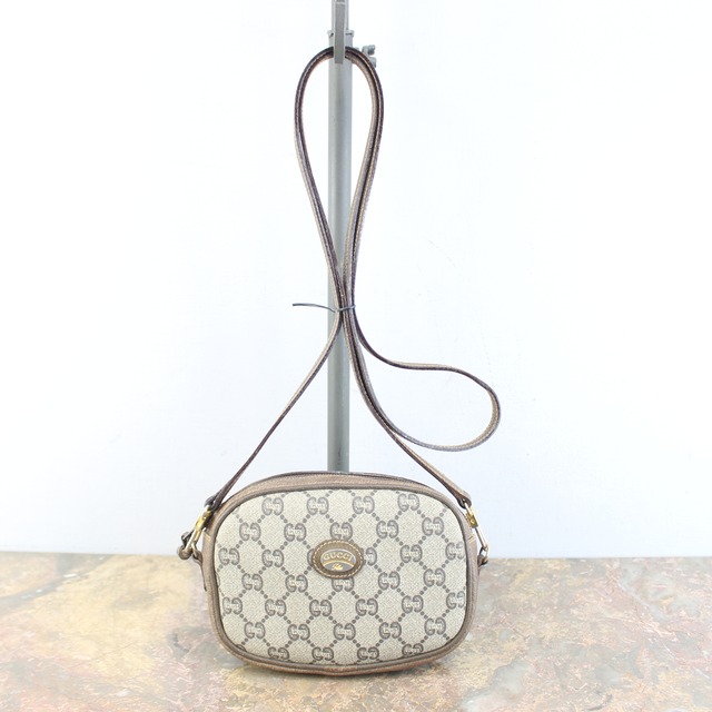 OLD GUCCI PLUS GG PATTERNED MINI SHOULDER BAG MADE IN ITALY 