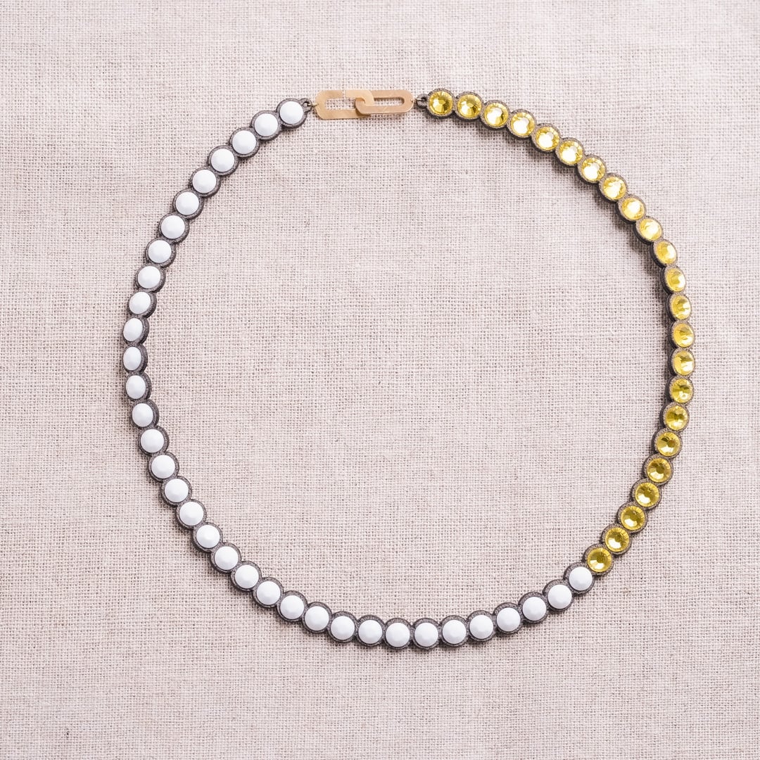 Valentine's Day Marche: Two-tone necklace