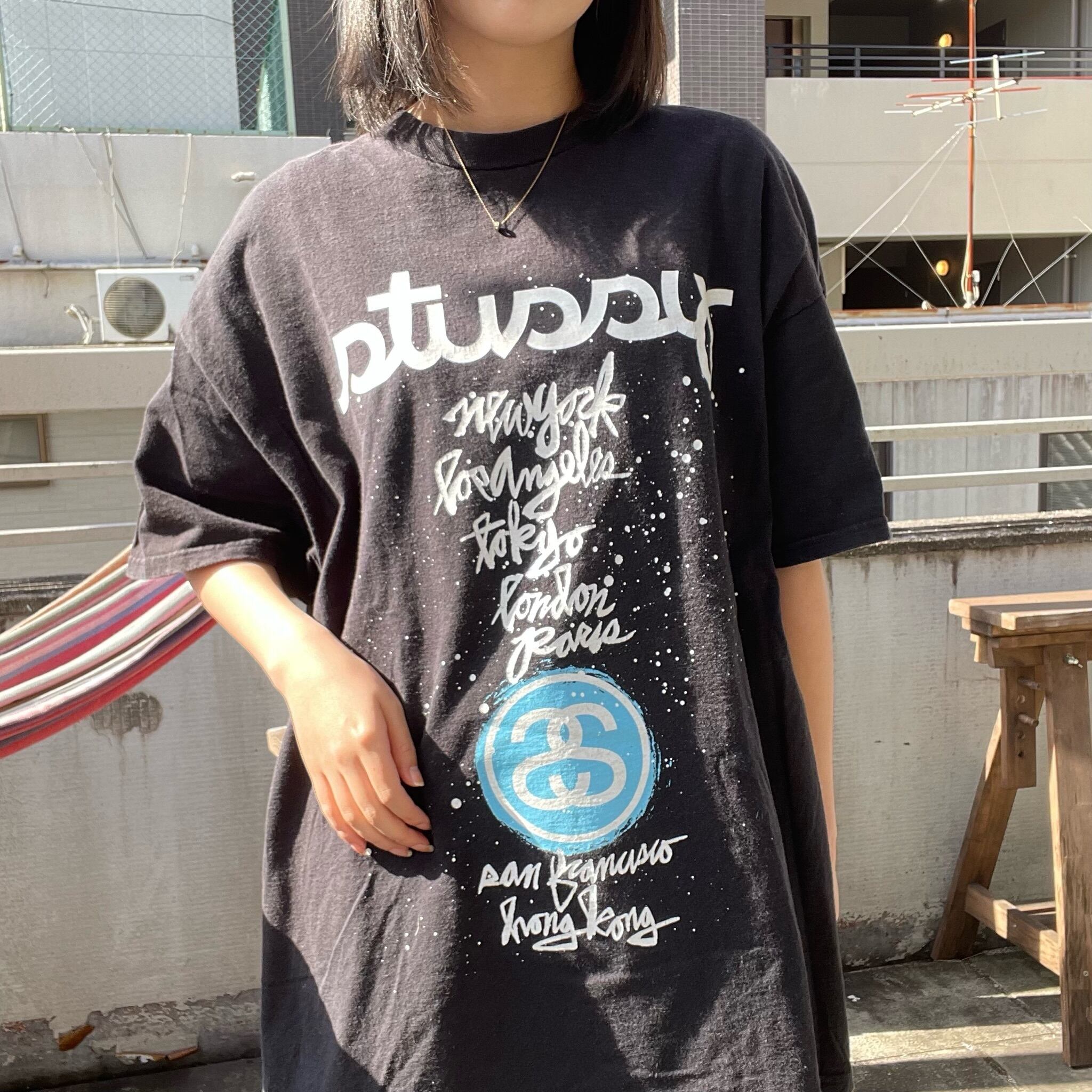 【新品】stussy Tシャツ　サイズXL ブラック